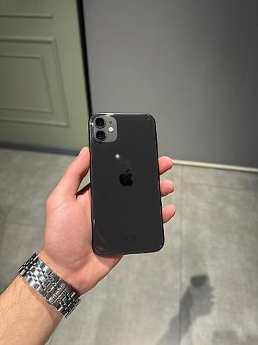 irşad iphone 16 pro: IPhone 11, 64 GB, Qara, Zəmanət, Simsiz şarj, Face ID — 1
