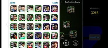atlet: Salam. e football mobil oyunu. şəkillərdə mövcud oyunçular var — 6