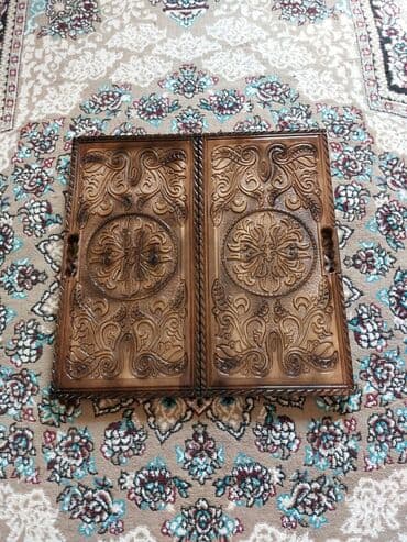 nerd taxta oyunu: Nərd Nerd Nərd Nerd taxta Qoz ağacından hazırlanmış əl işi diplomat — 1