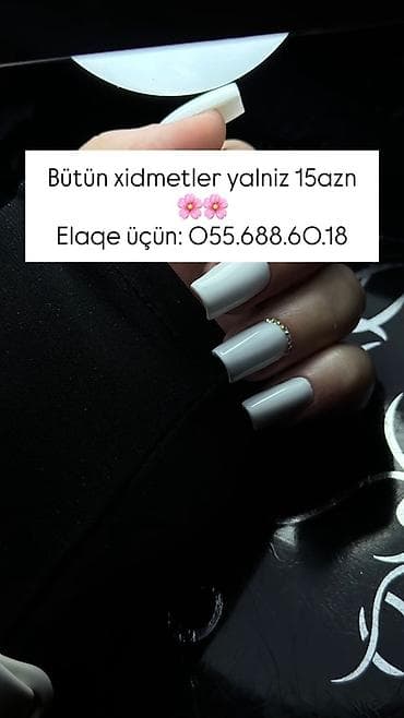 ingilis az tercume: Manikür və dırnaq xidməti

- Bütün xidmətlər yalnız 15 AZN — 1