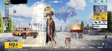 Salam PUBG MOBILE HESABI Hesabda S4 S5 Saçları alınıb hesab Destansı