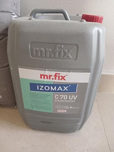 asma tavan hamam: Mr.Fix IZOMAX C70 UV – ikikomponentli, tam elastik su izolyasiya — 2