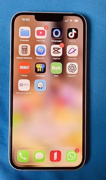 iphone 17 pro max silver: IPhone 13, 128 GB, Ağ, Face ID — 2
