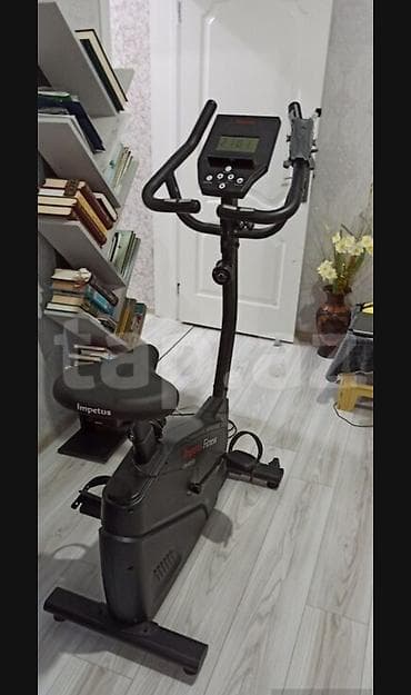 bicycle: Evdə istifadə üçün nəzərdə tutulmuş, qara rəngli İmpetus markalı məşq — 1