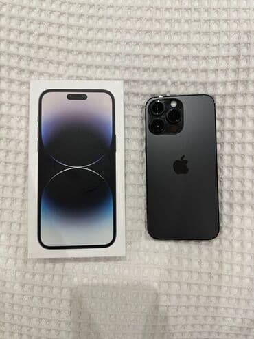 IPhone 14 Pro, 256 GB, Qara, Face ID, Sənədlərlə, Simsiz şarj lalafo.az -da IPhone 14 Pro, 256 GB, Qara, Face ID, Sənədlərlə, Simsiz şarj