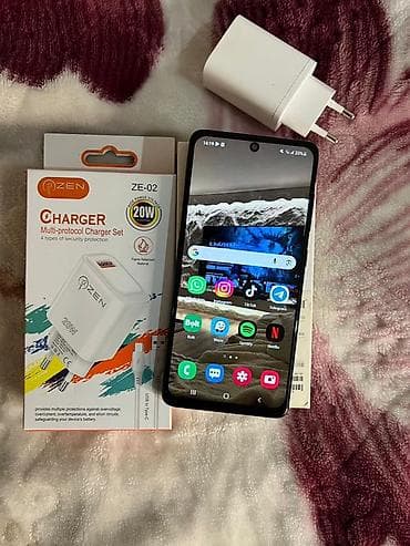 Samsung Galaxy A51 5G, 64 GB, rəng - Qara, Barmaq izi, Face ID