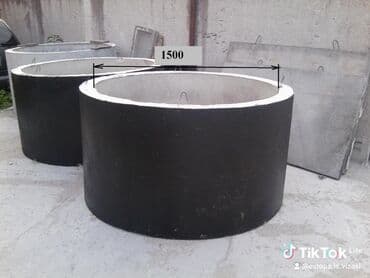 бетонные кольца больших размеров: Dəmir-beton quyu və quyu elementləri Satışı - Kanalizasiya, su və qaz — 56