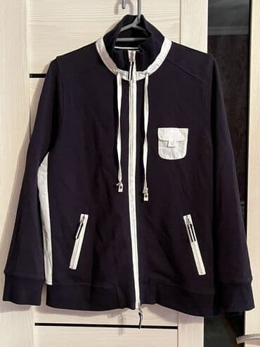 Jiletlər: Witteveen qadın casual jaket - Rəng: tünd göy/qara tonlarda, ağ — 1