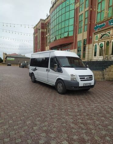 дом на колесах turbo az: Ford Transit mikroavtobus - Korpus: uzun və yüksək tavanlı kuzov, ağ — 1