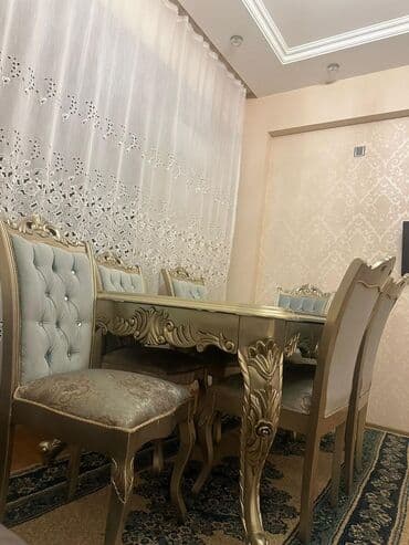 Çəngəllər: Qonaq masası, İşlənmiş, Açılan, Kvadrat masa — 2