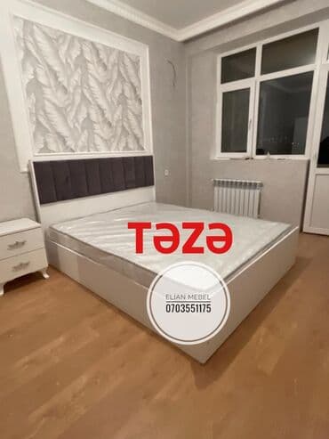 divan çarpayı: Yeni, İkinəfərlik çarpayı, Bazasız, Matras ilə, Siyirməsiz, Azərbaycan — 1