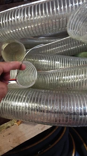 şılank: Məhsul: Şəffaf PVC spiral gücləndirilmiş şlang - Material: yüksək — 1