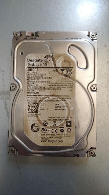 usb hard disk satilir: Daxili Sərt disk (HDD) Seagate, 4 TB, 3.5" — 1