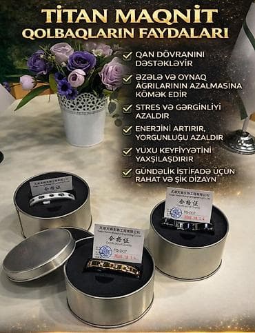 Tiens (Tianshi) təzyiq qolbaqları (titan/maqnit qolbaqlar) orqanizmin