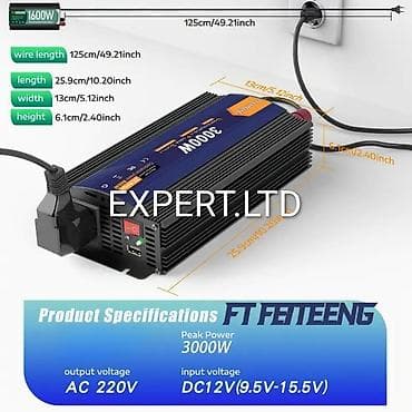 turbo az matasklet: Yeni Inverter, 1500-3000 Vt, 12 - 220 volt, Ünvandan götürmə, Ödənişli çatdırılma, Rayonlara çatdırılma — 3