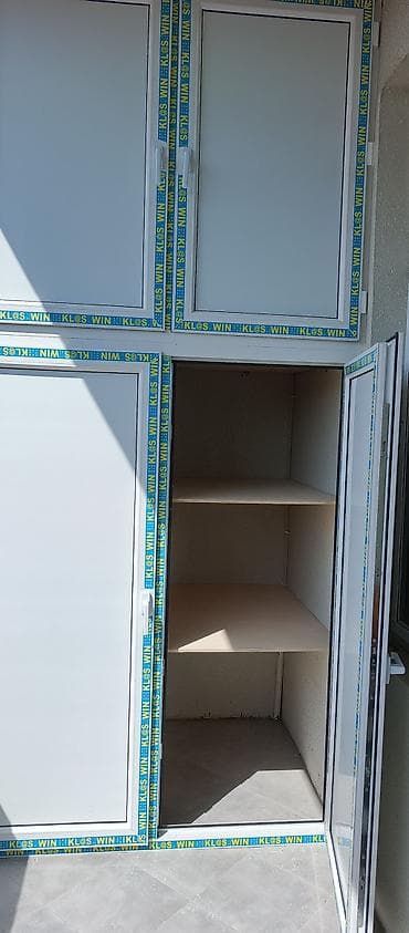 şefoner: PVC materialdan hazırlanmış balkon/eyvan üçün saxlama dolabı - — 2