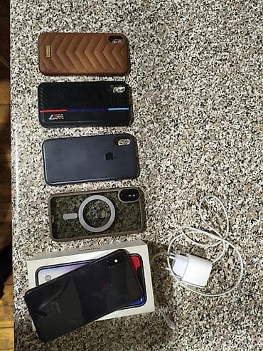 irşad electronics iphone x: IPhone X, 64 GB, Qara, Face ID — 1