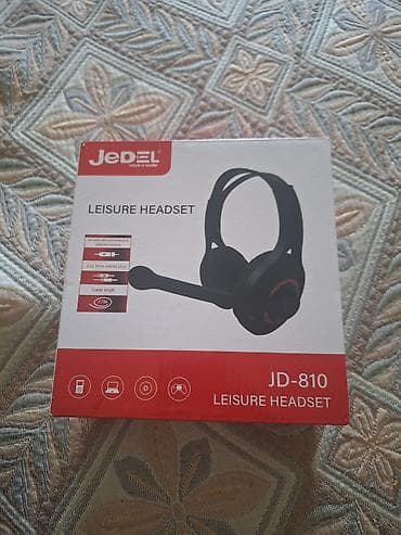 mikrofon: Jedel JD-810 Leisure Headset – naqilli qulaqlıq və mikrofonlu headset — 1