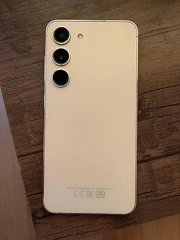 samsung galaxy note 20: Samsung Galaxy S23, 256 GB, rəng - Bej, İki sim kartlı — 1