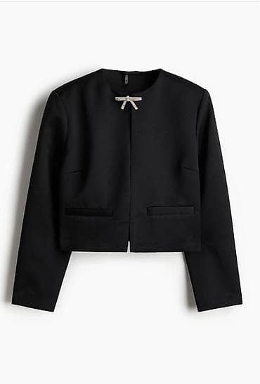usta geyimi: Пиджак H&M, новый, с этикеткой. Размер М. Брошь снимается, сверху — 1