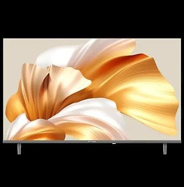 tv stendler 2020: Smart TV – geniş ekran, nazik çərçivə, ikili ayaq dayağı - Ekran — 1