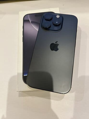 ıphon: IPhone 16 Pro, 512 GB, Qara, Face ID, Qırıq — 1