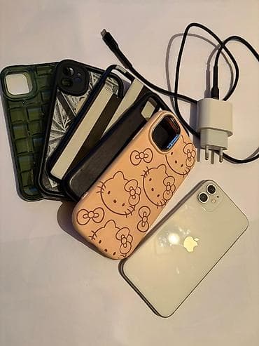 iphone 15 pro kreditlə: IPhone 11, Ağ, Face ID — 4