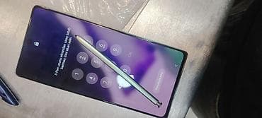 Samsung Galaxy Note20, цвет - Зеленый, Отпечаток пальца — 1