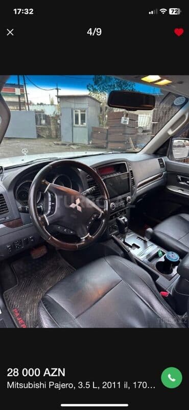 pajero arxa stop: Mitsubishi Pajero: 3.5 l | 2011 il 170000 km Ofrouder/SUV — 6