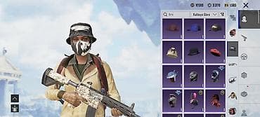 gumuş eşyalar: PUBG Mobile hesabı – zəngin skin və kolleksiya - Səviyyə:59 - RP — 5