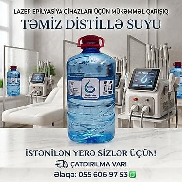distillə: Məhsul: Təmiz distillə suyu - Lazer epilyasiya cihazları və digər — 1