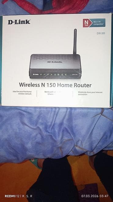 iphone 11 almaq: D-Link DIR-300 Wireless N 150 Home Router Xüsusiyyətlər: - 802.11n — 1