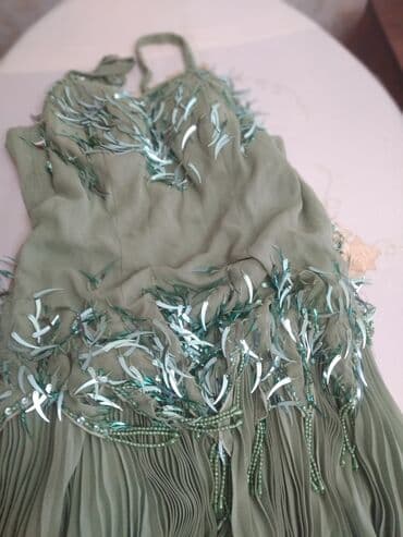 узбекское платье со штанами: Вечернее платье, Макси, 2XL — 4