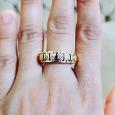 nişan üzükleri: Nişan, Üzük, Versace, Sarı qızıl, 750 Əyar, Brilyant — 3