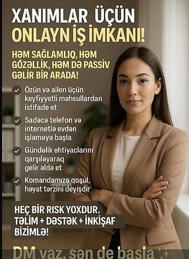 gunluk temizlik iş ilanları: Xanımlar üçün onlayn iş imkanı - Sağlamlıq, gözəllik və passiv gəlir — 1