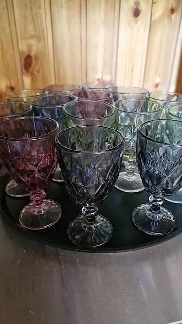 dest qablar: Stəkanlar, Şüşə, 12 ədədli dəst — 1