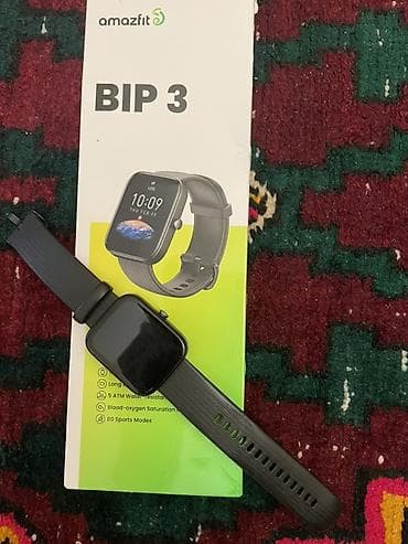 Smart saat, Amazfit, Suya davamlı, rəng - Qara