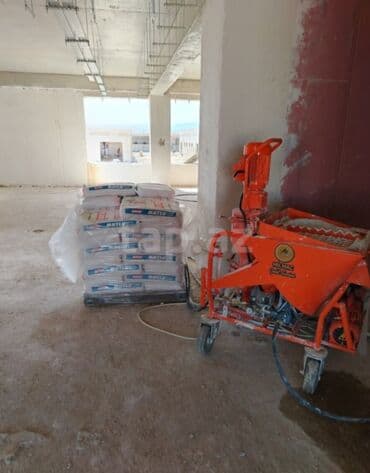 tavalar: Ağdağ suvaq vurma xidməti, Lazer ilə mayak atılır makina ilə — 5