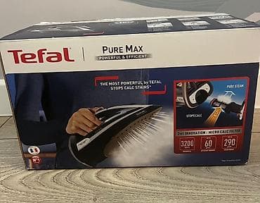 tefal qiyməti: Tefal Pure Max (FV9850) buxarlı ütü - Güc: 3200 W – sürətli isinmə və — 2