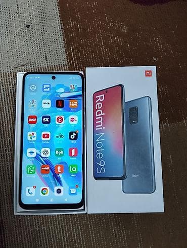 Redmi Note 9S, 64 GB, Barmaq izi