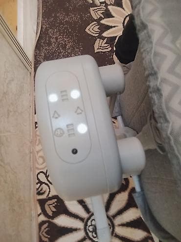 COOL BABY elektrikli beşik/yan beşik - Rəng: boz (mesh yanlıqlar) - — 3