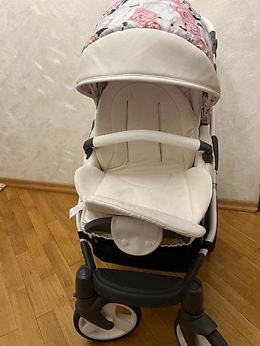 essek arabasi: Uşaq arabası. Lulka və çanta ilə birlikdə. Babyactive firması. Zədəsi — 3