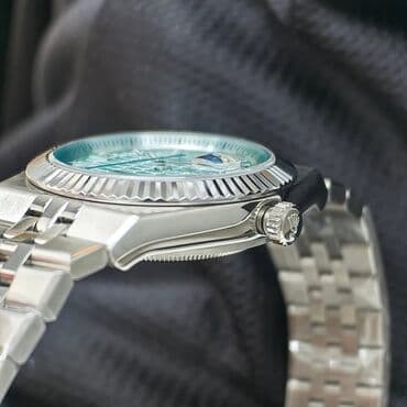 Saat kəmərləri: Yeni, Qol saatı, Rolex, rəng - Mavi — 2