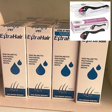 ExtraHair Saç Baxım Serumu + Derma Roller Məhsul təsviri: - ExtraHair — 1