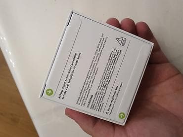 airpods 4 case: Simsiz (Bluetooth) Qulaqcıqlar, Apple, rəng - Ağ — 1
