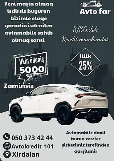 katric dolumu qiymetleri: Avto far – avtomobil krediti xidməti - İstənilən avtomobilə sahib — 1