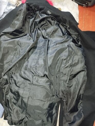 винтажные мужские куртки: Мужское пальто, цвет - Черный — 8