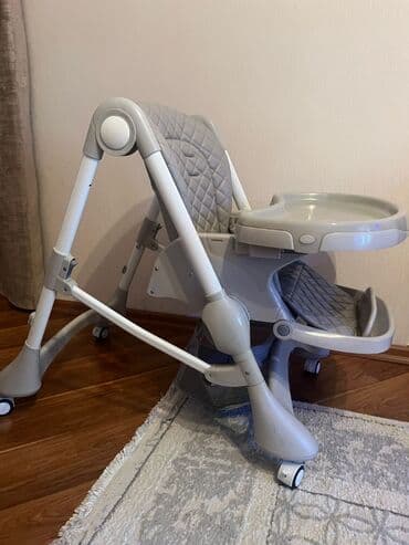 uşaq üçün stullu stol: Uşaq yemək stulu – çoxfunksiyalı, boz rəng Xüsusiyyətlər: - Geniş — 3