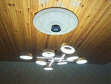 Çılçıraq, 5 lampa, Taxta