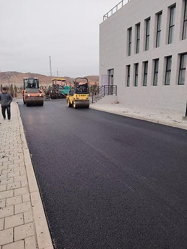 Напольные работы: Asfalt işlerinin.görülməsi sərfəli Qiymətlərlə məhlə ici yollar — 5